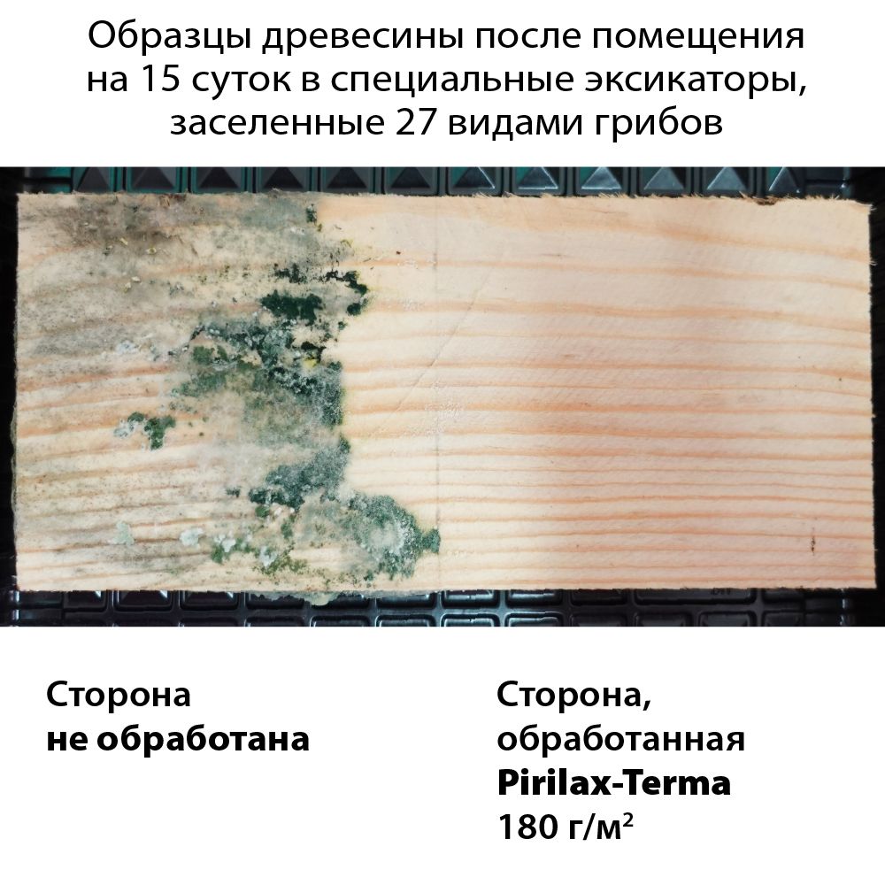 Огнебиозащита для дерева Биопрен PIRILAX - Terma для бань и саун, 6 кг НОРТ / Пропитка для дерева Пирилакс Терма