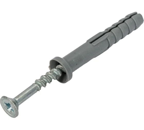 Дюбель-гвоздь 6х60 мм Tech-KREP SM-L потай, 200 шт / Дюбель потайной