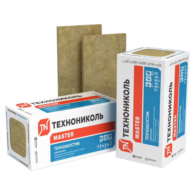 Звукоизоляция Технониколь Техноакустик 1200х600х100 мм