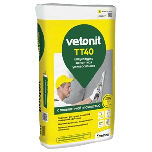 Штукатурка Vetonit TT40 25 кг
