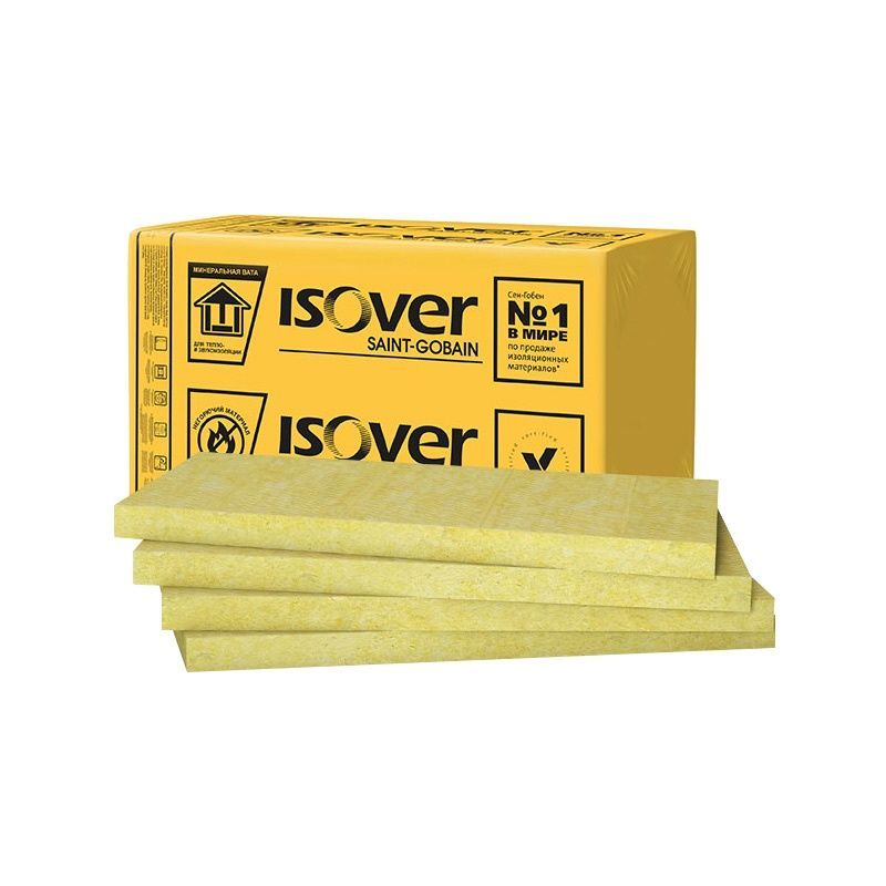 Утеплитель фасада ISOVER (Изовер) ФАСАД-Оптима 150 х 600 x 1000 мм, 2 плиты, 1.2 м2