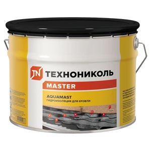 Мастика битумно-резиновая Технониколь AquaMast для кровли 10 кг