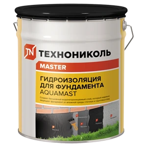 Мастика битумная Технониколь AquaMast для фундамента 18 кг