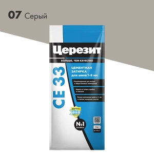 Затирка Церезит CE 33 07 Серый 2 кг