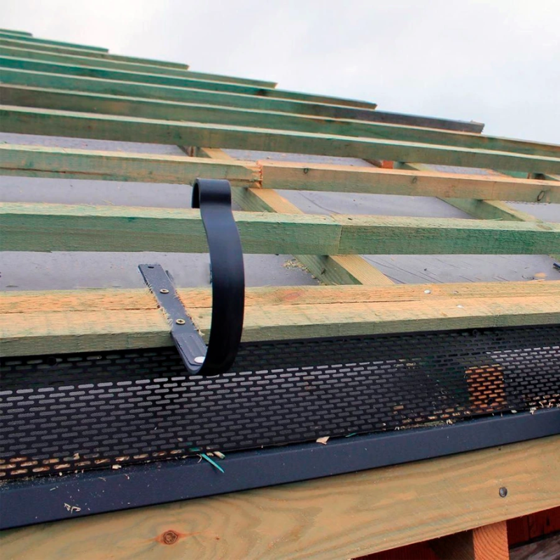 Вентиляционная лента для кровли черная 10 см х 5 м Well Roof