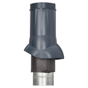 Вентиляционный выход Gervent Static 125/160 серый графит