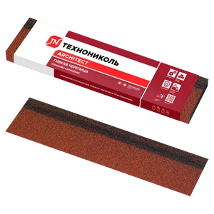 Коньково-карнизная черепица Технониколь Красный микс