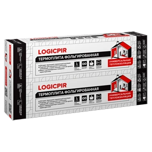 Утеплитель LOGICPIR Ф/Ф L-1190х590х30 мм 5.61 м2