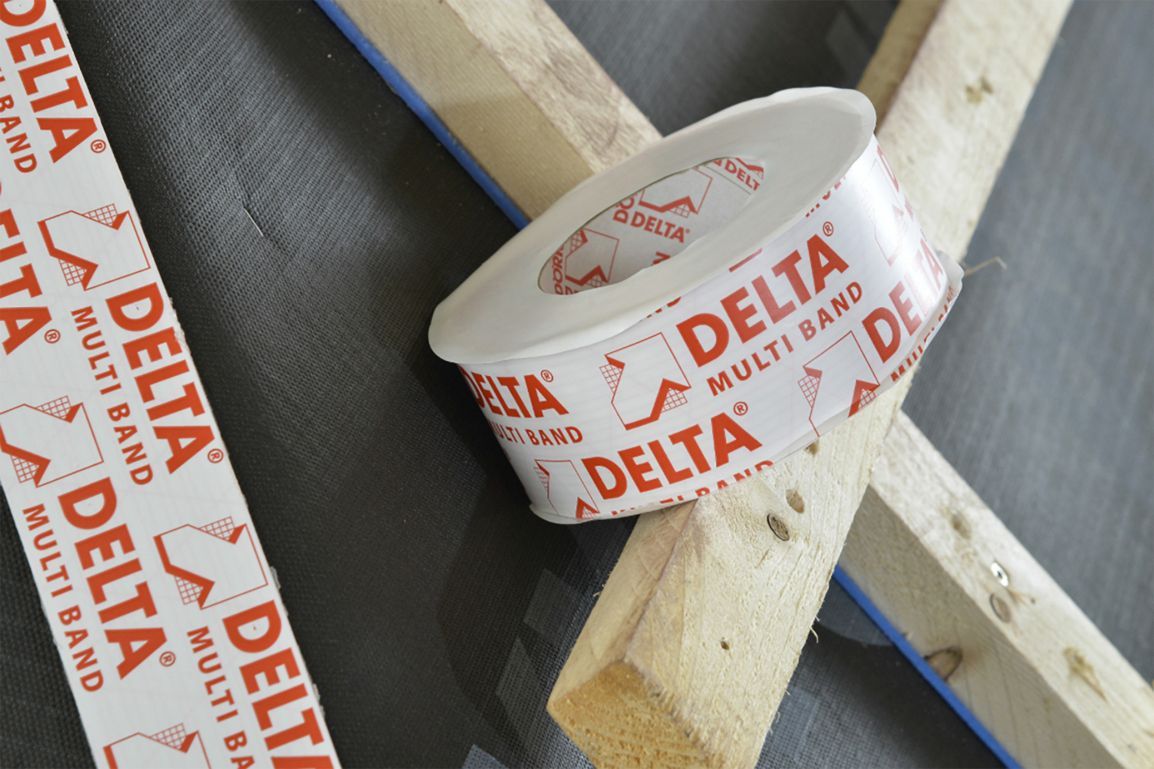 Скотч армированный Delta Multi Band M60 25м х 60мм универсальный, односторонняя клейкая лента
