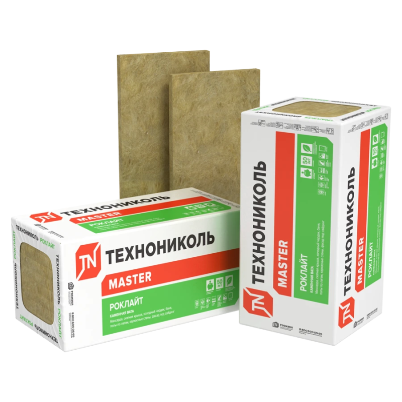 Утеплитель Технониколь Роклайт 1200х600х50 мм