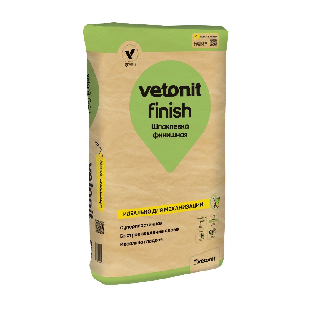Шпаклевка финишная Ветонит Финиш 25 кг / Шпаклевка vetonit finish 25 кг