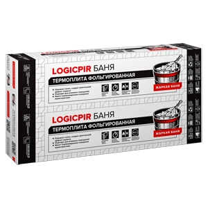Утеплитель LOGICPIR Баня Ф/Ф L-1190х590х50 мм 3.51 м2