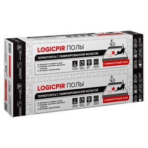 Утеплитель LOGICPIR Полы ФЛ/ФЛ L-1190х590х20 мм 8.64 м2